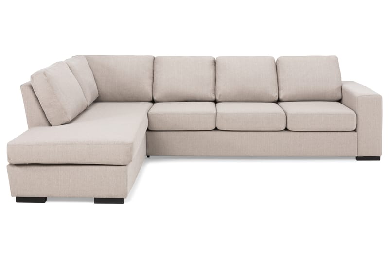 Divansofa Rodrigo 4-seter Venstre - Beige - Møbler - Sofaer - Sofaer med sjeselong - 4 seters sofa med divan