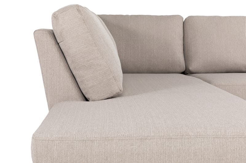 Divansofa Rodrigo 4-seter Venstre - Beige - Møbler - Sofaer - Sofaer med sjeselong - 4 seters sofa med divan