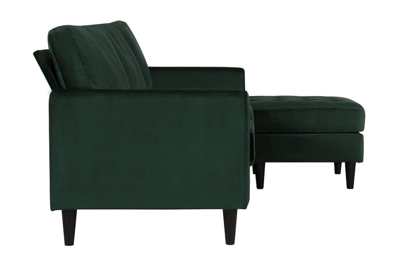 Divansofa Strummer Grønn - CosmoLiving - 3 seters sofa med divan - Sofaer med sjeselong