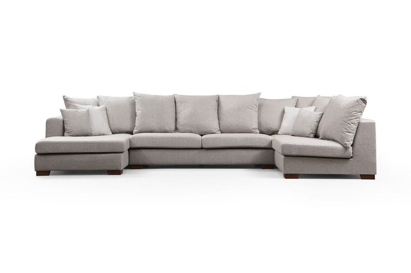 Divansofa  Valmartino - Beige - Sofaer med sjeselong