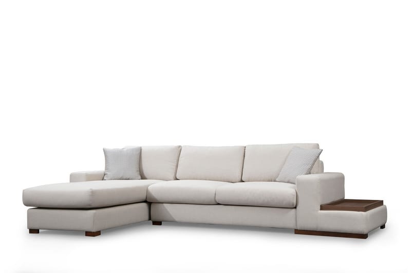 Divansofa  Portiella - Beige - Sofaer med sjeselong