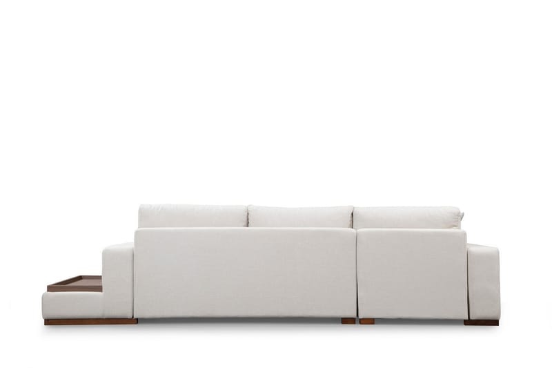 Divansofa  Portiella - Beige - Sofaer med sjeselong