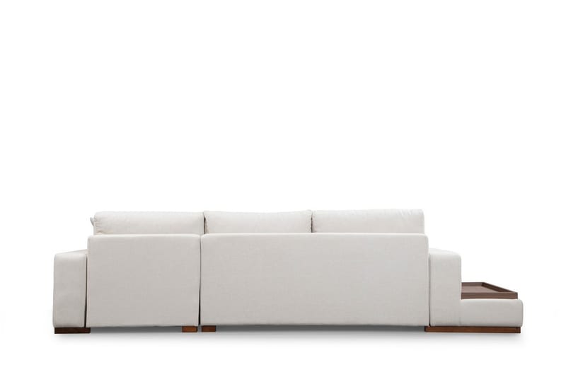 Divansofa  Portiella - Beige - Sofaer med sjeselong