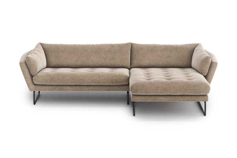 Divansovesofa Gunntorp - Beige - 4 seters sofa med divan - Sofaer med sjeselong