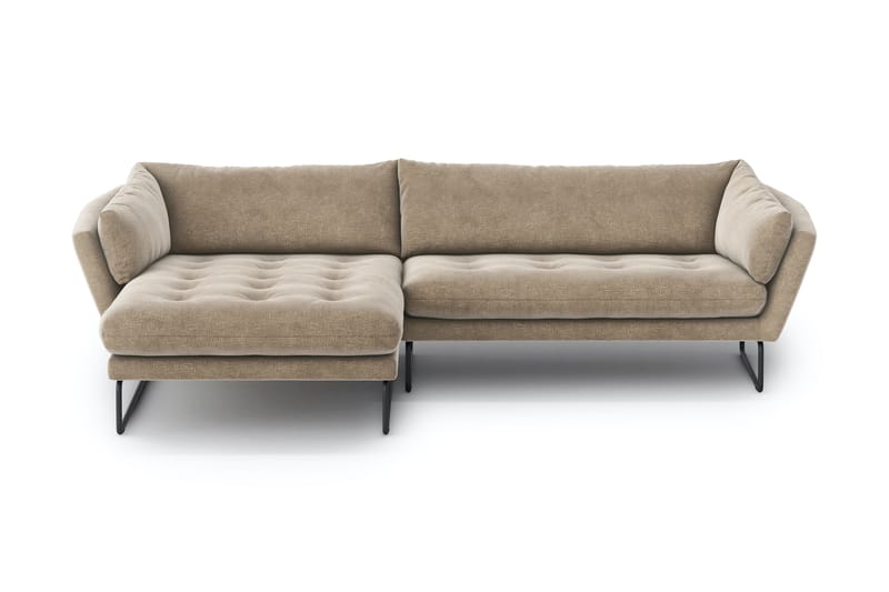 Divansovesofa Gunntorp - Beige - 4 seters sofa med divan - Sofaer med sjeselong