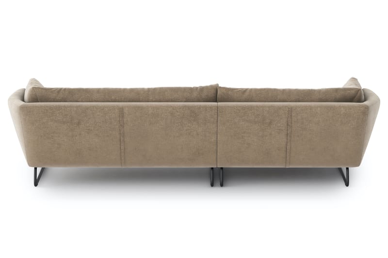 Divansovesofa Gunntorp - Beige - 4 seters sofa med divan - Sofaer med sjeselong