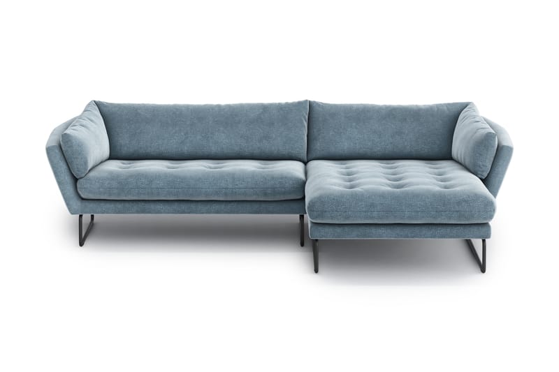 Divansovesofa Gunntorp - Blå - 4 seters sofa med divan - Sofaer med sjeselong