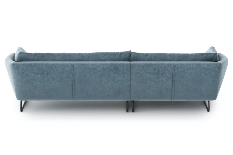 Divansovesofa Gunntorp - Blå - 4 seters sofa med divan - Sofaer med sjeselong