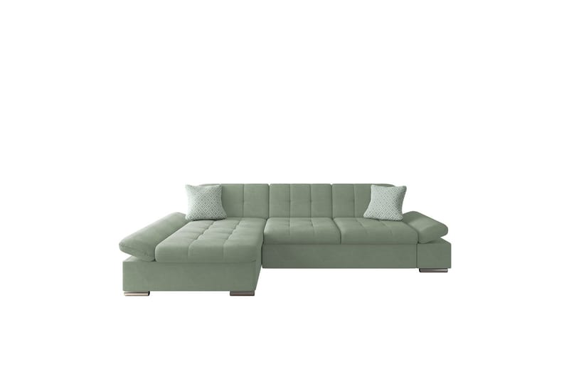 Djerra Sofa med Divan 3-seter, Grønn