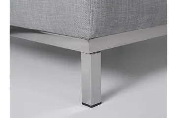 Dugard 3-seter Dyp L-formet Hjørnesofa med Sjeselong i Stoff - Grå - Møbler - Sofaer - Sofaer med sjeselong - 4 seters sofa med divan