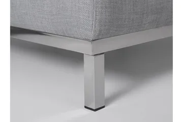 Dugard 3-seter Dyp L-formet Hjørnesofa med Sjeselong i Stoff - Grå - Møbler - Sofaer - Sofaer med sjeselong - 4 seters sofa med divan