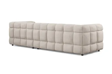 Elise 4-seters Sofa med Sjeselong Høyre - Beige - Møbler - Sofaer - Sofaer med sjeselong - 4 seters sofa med divan