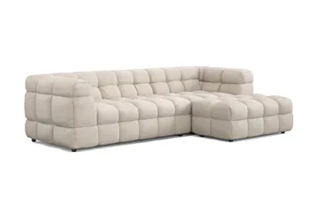 Elise 4-seters Sofa med Sjeselong Høyre - Beige - Møbler - Sofaer - Sofaer med sjeselong - 4 seters sofa med divan