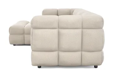 Elise 4-seters Sofa med Sjeselong Venstre - Beige - Møbler - Sofaer - Sofaer med sjeselong - 4 seters sofa med divan