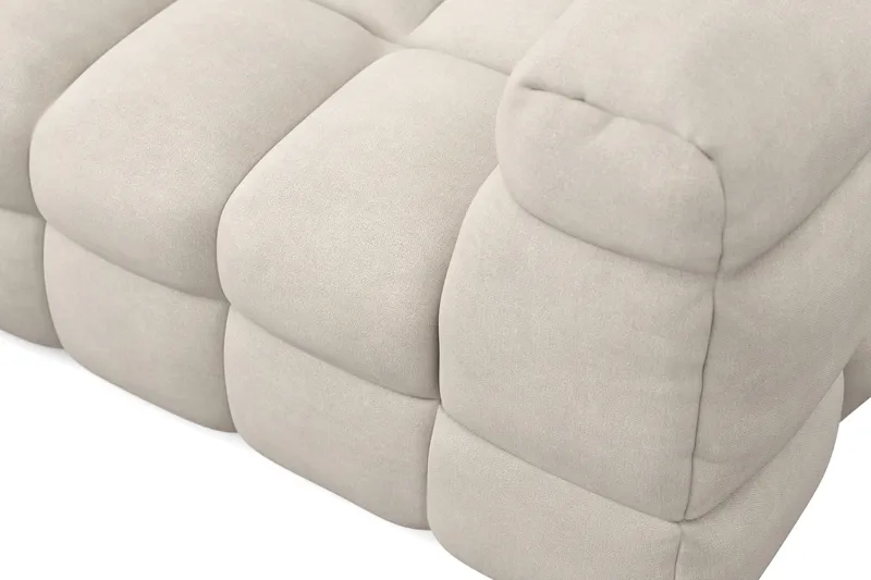 Elise 4-seters Sofa med Sjeselong Venstre - Beige - Møbler - Sofaer - Sofaer med sjeselong - 4 seters sofa med divan