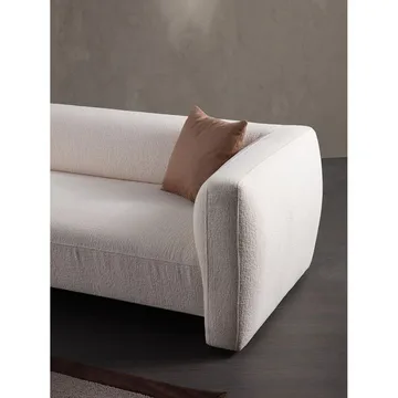 Elvaris 4-seters sofa med Sjeselong - Hvit - Møbler - Sofaer - Sofaer med sjeselong - 4 seters sofa med divan