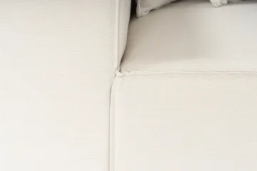 Fahmida Sofa med Sjeselong 3-seter - Ecru - Møbler - Sofaer - Sofaer med sjeselong - 3 seters sofa med divan