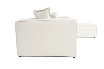 Fahmida Sofa med Sjeselong 3-seter - Ecru - Møbler - Sofaer - Sofaer med sjeselong - 3 seters sofa med divan