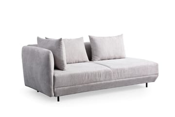 Floransa 4-seters Sofa med Divan - Lysegrå - Møbler - Sofaer - Sofaer med sjeselong - 4 seters sofa med divan