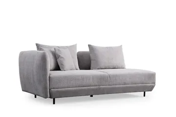 Floransa 4-seters Sofa med Divan - Lysegrå - Møbler - Sofaer - Sofaer med sjeselong - 4 seters sofa med divan