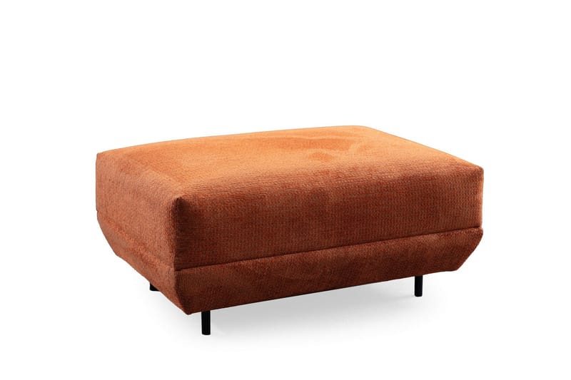 Floransa 4-seters Sofa med Divan - Oransje - Møbler - Sofaer - Sofaer med sjeselong - 4 seters sofa med divan