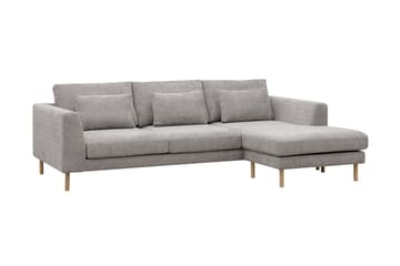 Florenz 3-seters Sofa med Divan Høyre - Lysegrå - Møbler - Sofaer - Sofaer med sjeselong - 3 seters sofa med divan