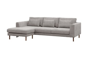 Florenz 3-seters Sofa med Divan Venstre - Lysegrå - Møbler - Sofaer - Sofaer med sjeselong - 3 seters sofa med divan