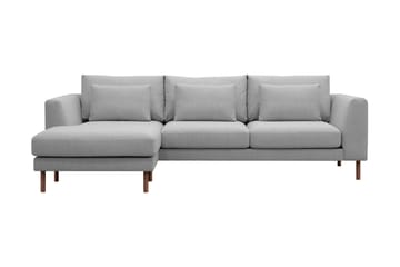 Florenz 3-seters Venstrevendt L-formet Sjeselongsofa i Stoff