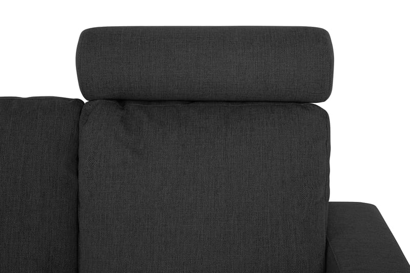 Friday 3-seters Vendbar L-formet Divansofa i Stoff - Grå - Møbler - Sofaer - Sofaer med sjeselong - 3 seters sofa med divan