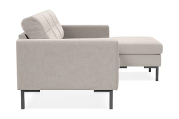 Frillestad 3-seters Høyrevendt L-formet Divansofa i Stoff - Beige - Møbler - Sofaer - Sofaer med sjeselong - 3 seters sofa med divan