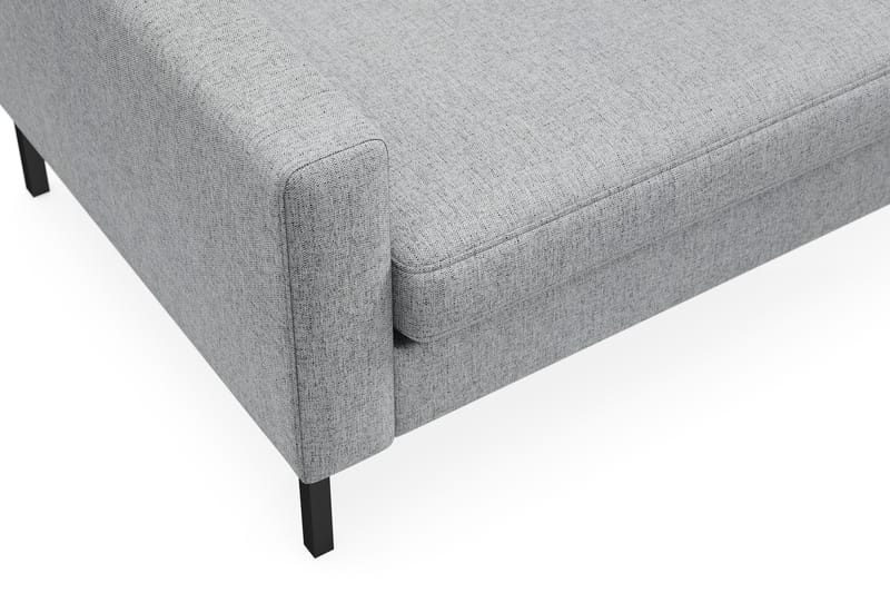 Frillestad 4-seters Høyrevendt L-formet Sjeselongsofa i Stoff - Grå - Møbler - Sofaer - Sofaer med sjeselong - 4 seters sofa med divan