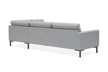 Frillestad 4-seters Høyrevendt L-formet Sjeselongsofa i Stoff - Grå - Møbler - Sofaer - Sofaer med sjeselong - 4 seters sofa med divan