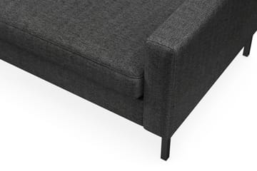 Frillestad 4-seters Venstrevendt L-formet Sjeselongsofa i Stoff - Mørk grå - Møbler - Sofaer - Sofaer med sjeselong - 4 seters sofa med divan