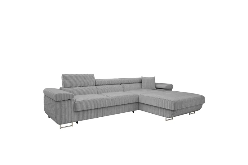 Gabina Sofa med Divan 3-seter, Grå