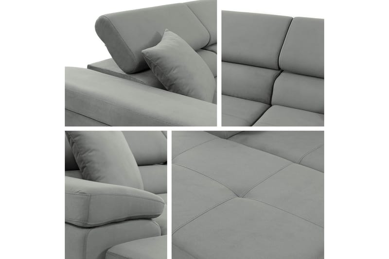 Gabina Sofa med Divan 3-seter - Gul - Møbler - Sofaer - Fløyelssofaer