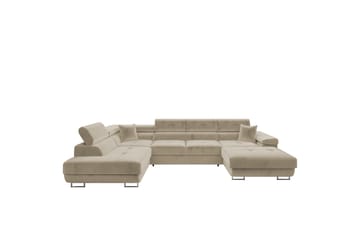 Gabina Sofa med Divan og Sjeselong 4-seter