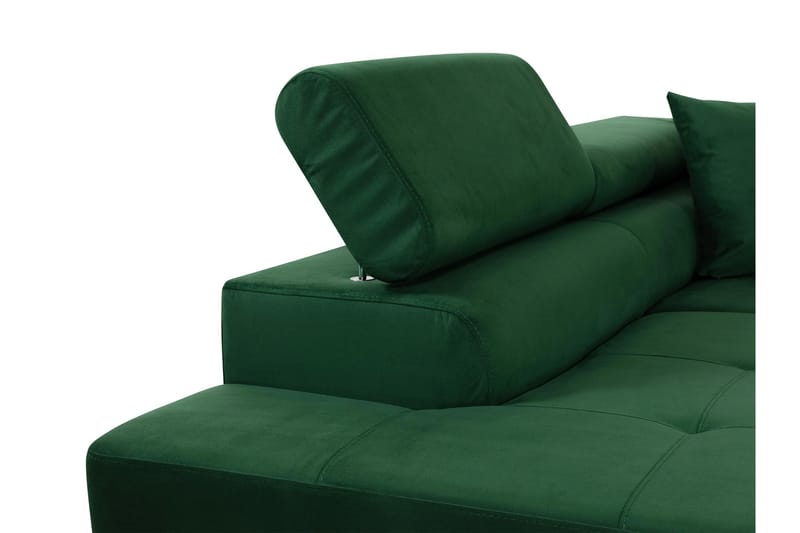 Gabina Sofa med Divan og Sjeselong 4-seter - Hvit/Grå - Møbler - Sofaer - Sofaer med sjeselong - 4 seters sofa med divan