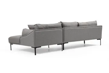 Glenure Sofa m. Divan 4-seters - Grå - Møbler - Sofaer - Sofaer med sjeselong - 4 seters sofa med divan