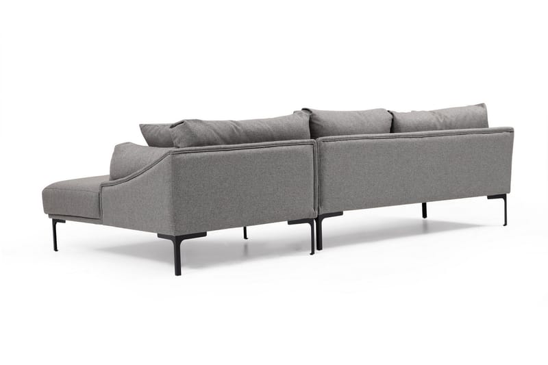 Glenure Sofa m. Divan 4-seters - Grå - Møbler - Sofaer - Sofaer med sjeselong - 4 seters sofa med divan