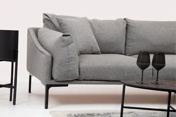 Glenure Sofa m. Divan 4-seters - Grå - Møbler - Sofaer - Sofaer med sjeselong - 4 seters sofa med divan