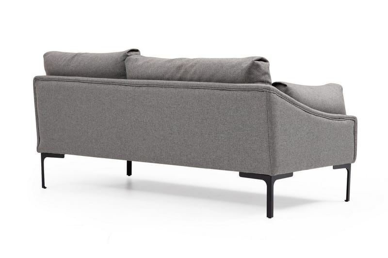 Glenure Sofa m. Divan 4-seters - Grå - Møbler - Sofaer - Sofaer med sjeselong - 4 seters sofa med divan