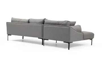 Glenure Sofa m. Divan 4-seters - Grå - Møbler - Sofaer - Sofaer med sjeselong - 4 seters sofa med divan