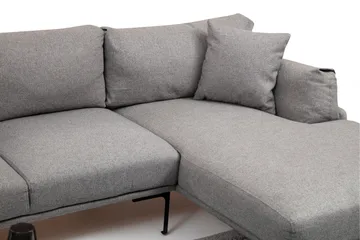 Glenure Sofa m. Divan 4-seters - Grå - Møbler - Sofaer - Sofaer med sjeselong - 4 seters sofa med divan