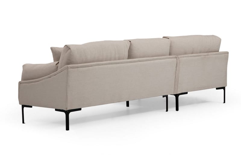 Glenure Sofa m. Divan 4-seters - Krem - Møbler - Sofaer - Sofaer med sjeselong - 4 seters sofa med divan