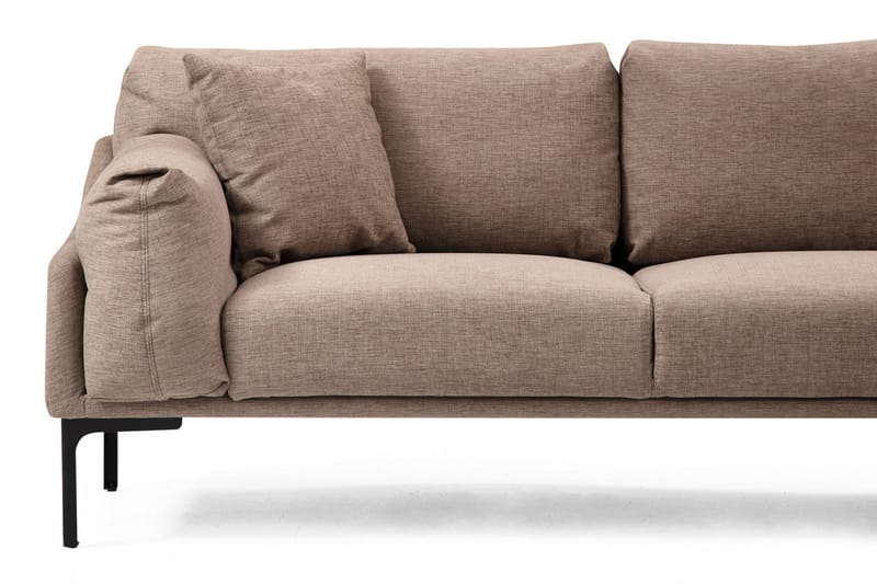 Glenure Sofa m. Divan 4-seters - Mocha - Møbler - Sofaer - Sofaer med sjeselong - 4 seters sofa med divan