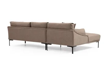 Glenure Sofa m. Divan 4-seters - Mocha - Møbler - Sofaer - Sofaer med sjeselong - 4 seters sofa med divan