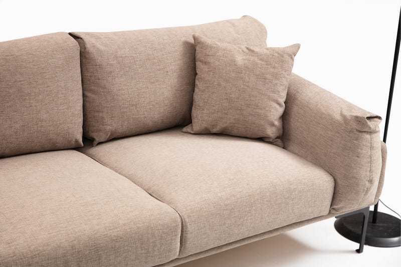 Glenure Sofa m. Divan 4-seters - Mocha - Møbler - Sofaer - Sofaer med sjeselong - 4 seters sofa med divan