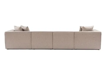 Gregor Sofa med Sjeselong 4-seter - Sand beige - Møbler - Sofaer - Sofaer med sjeselong - 4 seters sofa med divan