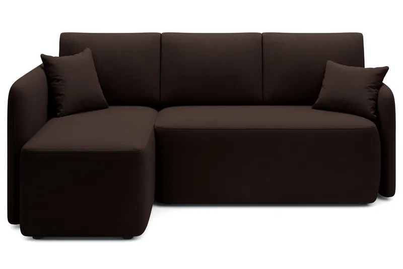 Hadson 3-seter Sofa med Sjeselong, Brun