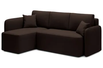 Hadson 3-seter Sofa med Sjeselong - Brun - Møbler - Sofaer - Sofaer med sjeselong - 3 seters sofa med divan